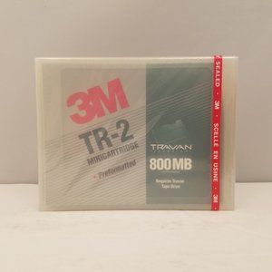 3M Travan TR-2 Minicartridge  800MB  Preformatted Backup Tape Sealed